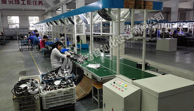 定子連線流水線