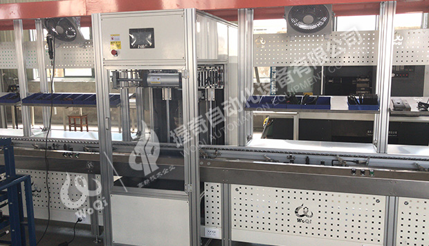 電機生產線自動抱夾翻身工位