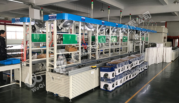 鐵板殼電機生產線