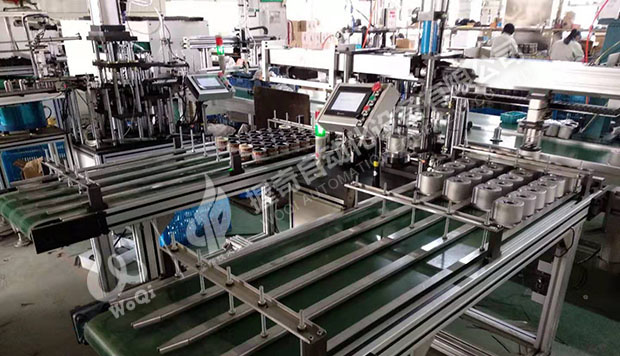 屏蔽泵定子入機(jī)筒自動壓裝單元