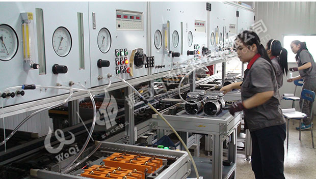 無油機機頭電性能及氣密性測試線