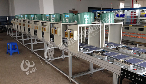 無油機機頭老化及冷卻輸送線