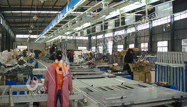 托盤式商用跑裝配工位